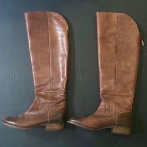 Arturo Chiang tall leather boots - chestnut